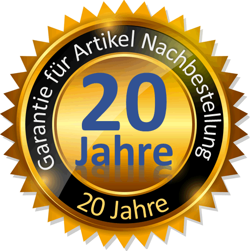 20 Jahre Garantie